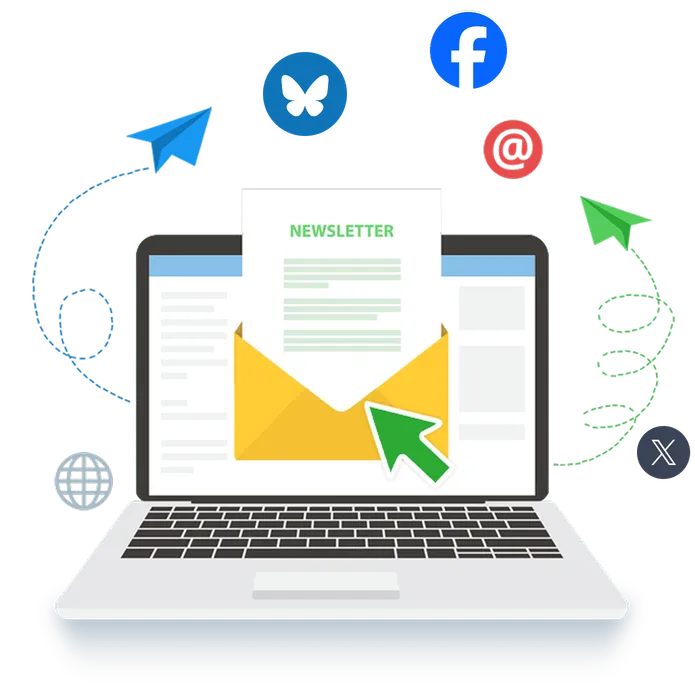 Digital Newsletters illustration