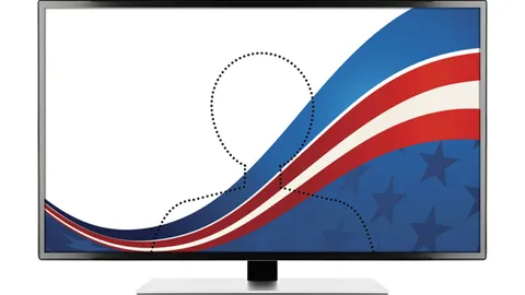 American Flag Dark Virtual Meeting Background