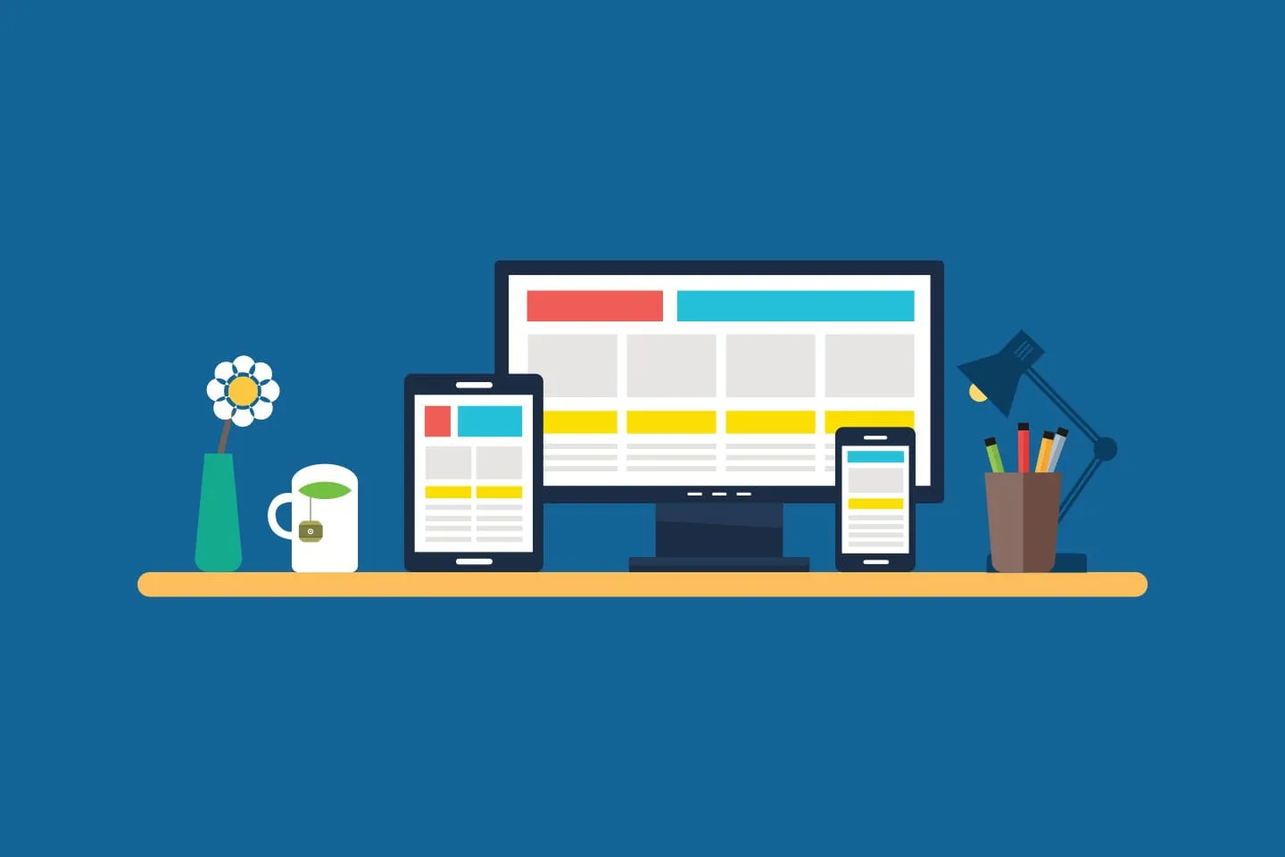 representation of desktop, mobile, and tablet website for cpa