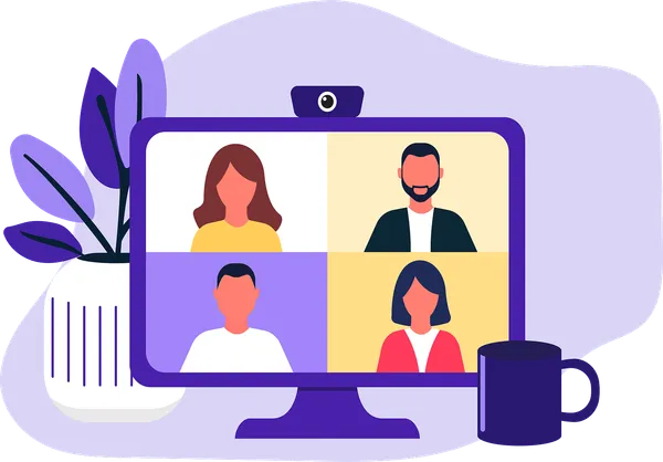 Virtual Meeting Backgrounds illustration
